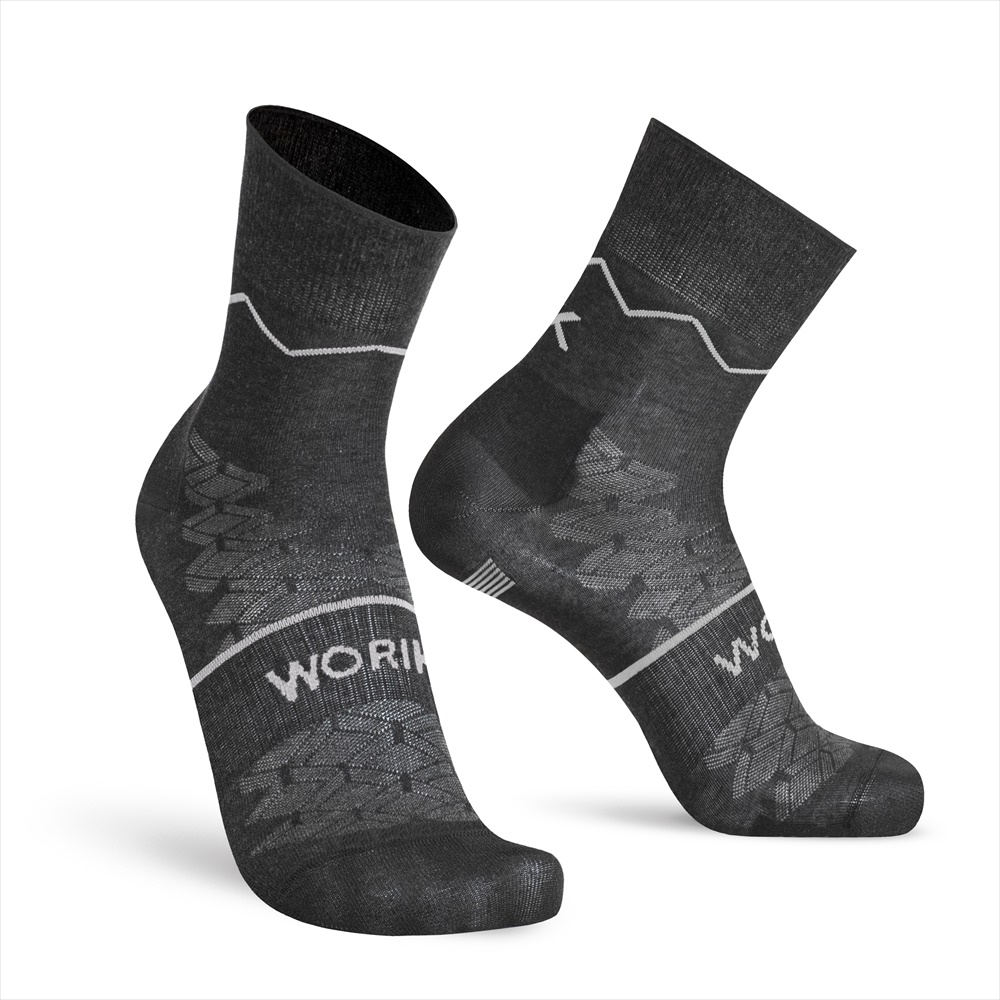 Κάλτσες WORIK Thin Black (Pack: 2 Ζεύγη) 